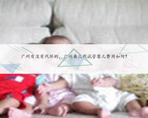 广州有没有代怀的，广州第三代试管婴儿费用如何?